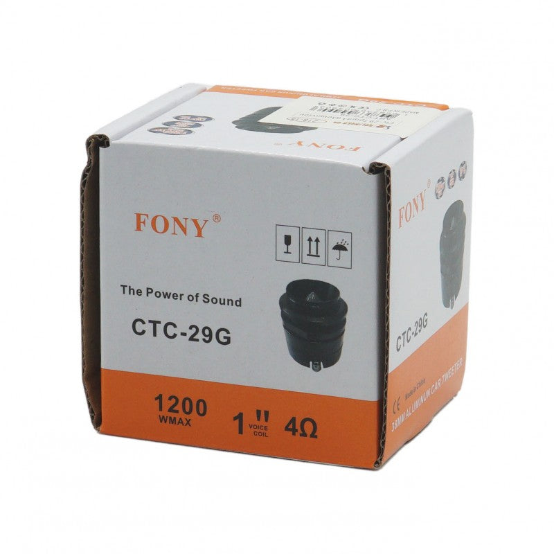TWEETER ΑΛΟΥΜΙΝΙΟΥ 38mm FONY CTC-29G AUTO/MOTO > ΗΧΟΣ & ΕΙΚΟΝΑ AUTO/MOTO > ΗΧΟΣΥΣΤΗΜΑΤΑ
