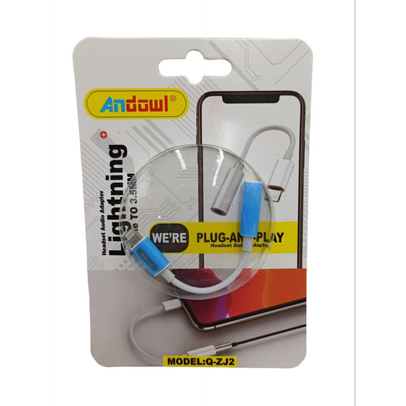 ΑΝΤΑΠΤΟΡΑΣ type-c ΣΕ jack 3.5mm ANDOWL Q-ZJ2 ΚΕΝΤΡΙΚΟ > ΤΗΛΕΦΩΝΑ ΚΑΙ ΑΞΕΣΟΥΑΡ > ΑΞΕΣΟΥΑΡ ΚΙΝΗΤΩΝ