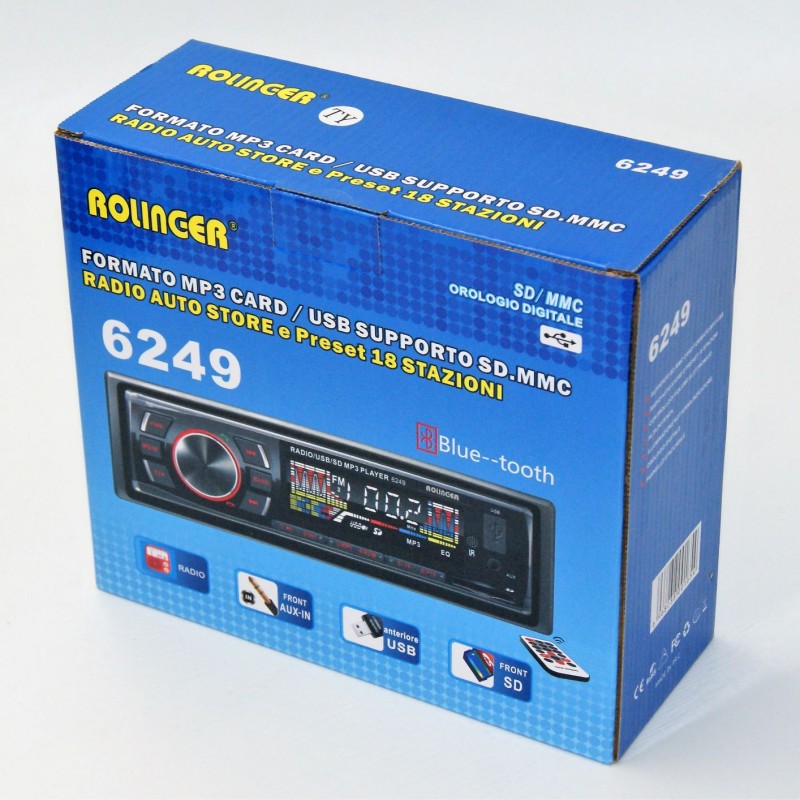 ΗΧΟΣΥΣΤΗΜΑ ΑΥΤΟΚΙΝΗΤΟΥ UNIVERSAL 1DIN RLG-6249 AUTO/MOTO > ΗΧΟΣ & ΕΙΚΟΝΑ AUTO/MOTO > ΗΧΟΣΥΣΤΗΜΑΤΑ
