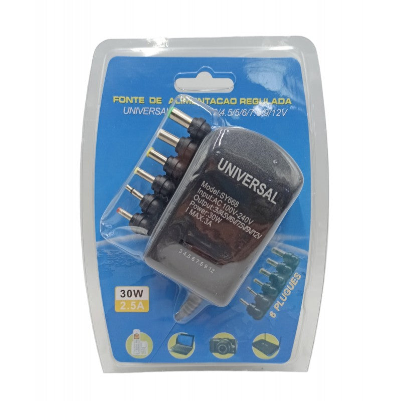 UNIVERSAL ΤΡΟΦΟΔΟΤΙΚΟ 2.5A 30W ΜΕ 6 ΒΥΣΜΑΤΑ YC668 ΚΕΝΤΡΙΚΟ > ΕΙΔΗ ΥΠΟΛΟΓΙΣΤΩΝ > ΑΞΕΣΟΥΑΡ ΥΠΟΛΟΓΙΣΤΩΝ