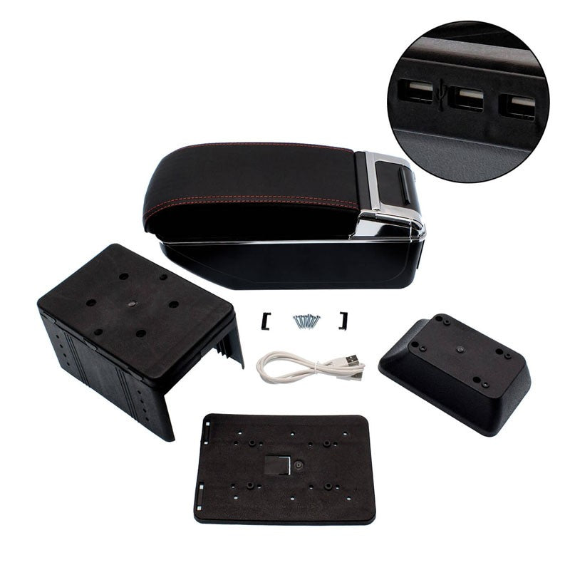 ΤΕΜΠΕΛΗΣ ΑΥΤΟΚΙΝΗΤΟΥ UNIVERSAL ΜΕ 7 ΘΥΡΕΣ USB, ΠΟΤΗΡΟΘΗΚΗ & ΤΑΣΑΚΙ 77748