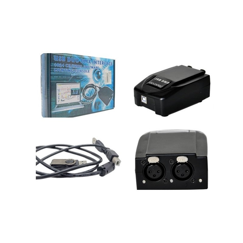 USB DUO DMX INTERFACE 1024 CHANNEL KY-2925 PRO LIGHT AND SOUND