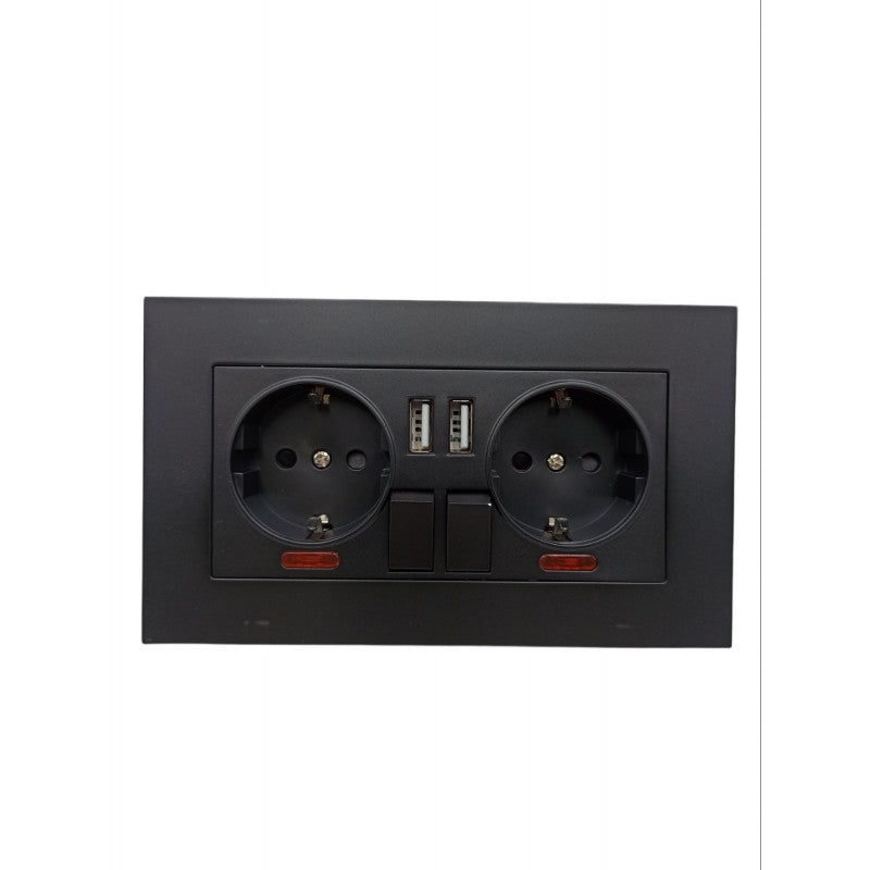 ΔΙΠΛΟΣ ΕΣΩΤΕΡΙΚΟΣ ΔΙΑΚΟΠΤΗΣ ΜΕ ΘΥΡΕΣ USB EL-1010 ΚΕΝΤΡΙΚΟ > ΦΩΤΙΣΜΟΣ > ΑΞΕΣΟΥΑΡ ΦΩΤΙΣΜΟΥ
