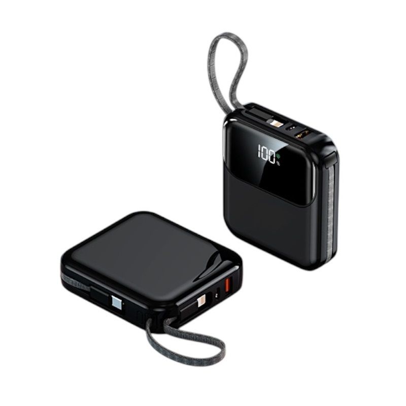 Powerbank Mini - Fast Charge - 8.000mah - DX337 - 813669 - Black