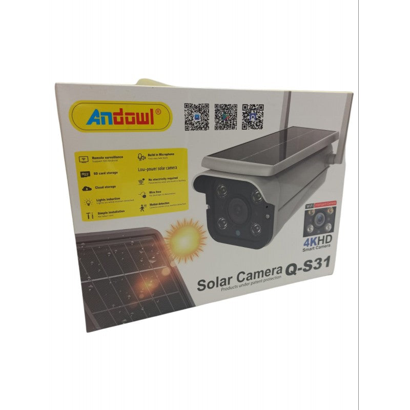 WIFI CAMERA 4K ΜΕ ΗΛΙΑΚΟ ΠΑΝΕΛ ANDOWL Q-S31 ΚΕΝΤΡΙΚΟ > ΑΣΦΑΛΕΙΑ > ΚΑΜΕΡΕΣ smart WiFi ΚΑΙ IP