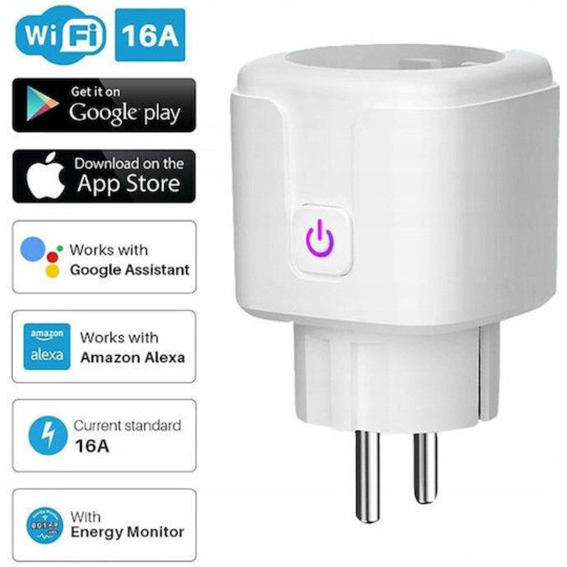 ΕΞΥΠΝΗ ΠΡΙΖΑ WIFI (SMART PLUG) ASB-07014 ΚΕΝΤΡΙΚΟ > ΤΗΛΕΦΩΝΑ ΚΑΙ ΑΞΕΣΟΥΑΡ > ΔΙΑΦΟΡΑ