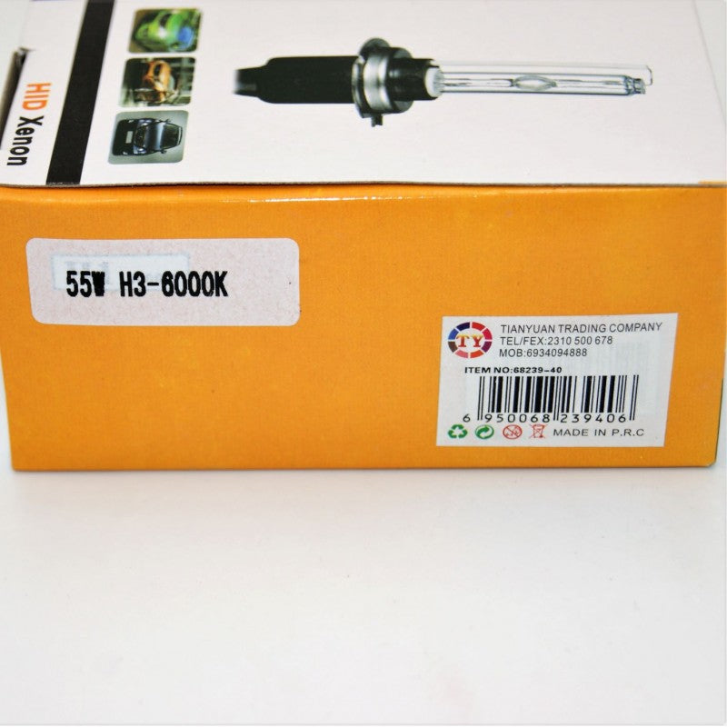 XENON ΛΑΜΠΑ 55W H3 6000K AU-LI-3729 AUTO/MOTO > ΦΩΤΙΣΜΟΣ AUTO/MOTO > ΦΩΤΑ XENON > H3