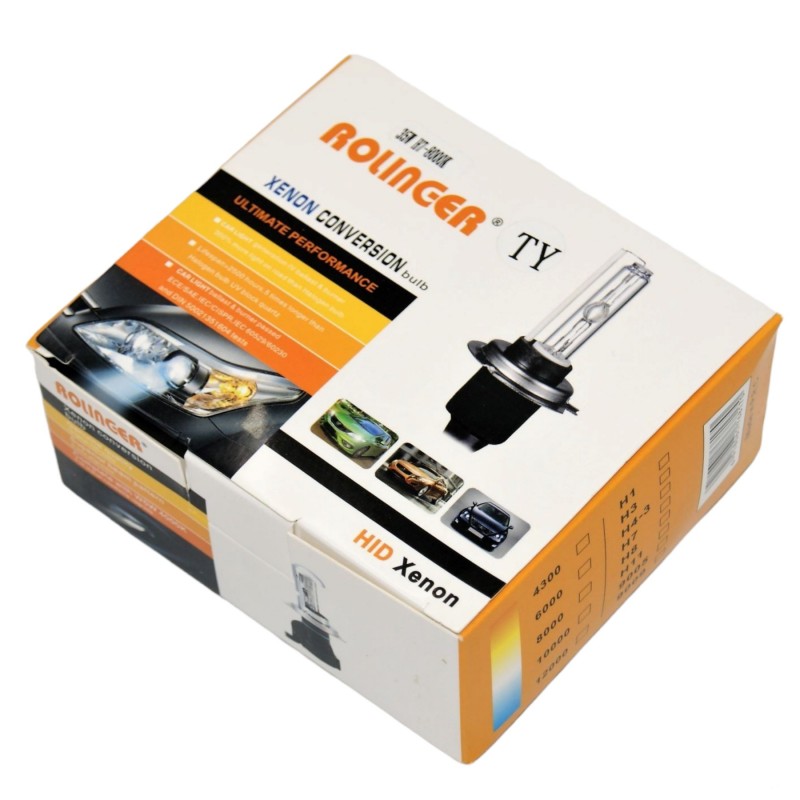 ΖΕΥΓΑΡΙ XENON ΛΑΜΠΕΣ ΤΥΠΟΥΗ7/35W/8000Κ/12V  RLG-23951 AUTO/MOTO > ΦΩΤΙΣΜΟΣ AUTO/MOTO > ΦΩΤΑ XENON > H7