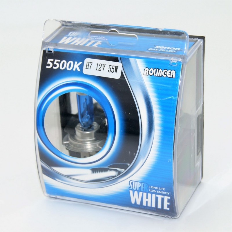 ΖΕΥΓΑΡΙ ΛΑΜΠΕΣ XENON ΤΥΠΟΥ H7 55W 5500K 12V RLG-063