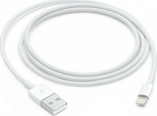 Ezra USB to Lightning Cable Λευκό 1m (DC72)
