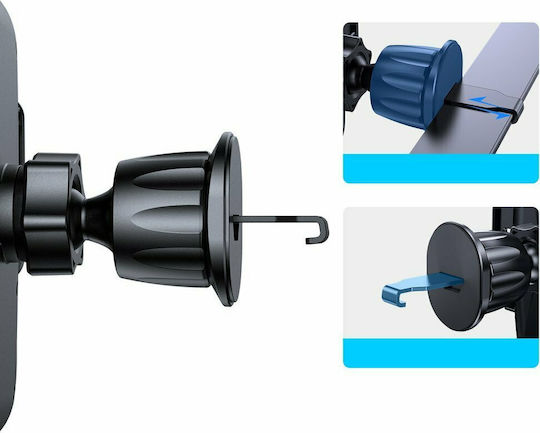 Joyroom JR-ZS259 Βάση Κινητού Αυτοκινήτου 4.7" - 6.7" με Ρυθμιζόμενα Άγκιστρα Μαύρη