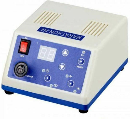 Strong Strong Marathon N4 Τροχός Νυχιών Ρεύματος 65W Λευκός 35000 Στροφών με Πεντάλ