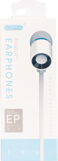 Ezra EP11 In-ear Handsfree με Βύσμα 3.5mm Λευκό