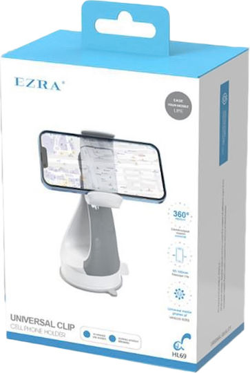 Ezra HL69 Βάση Γραφείου για Κινητό σε Λευκό χρώμα