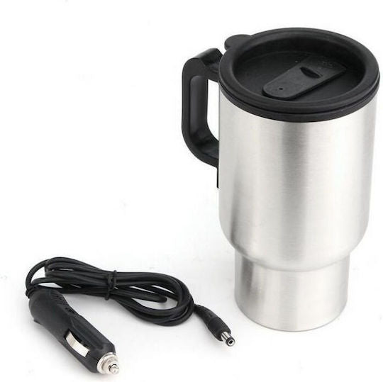 Ποτήρι Θερμός Ανοξείδωτο 450ml Ασημί