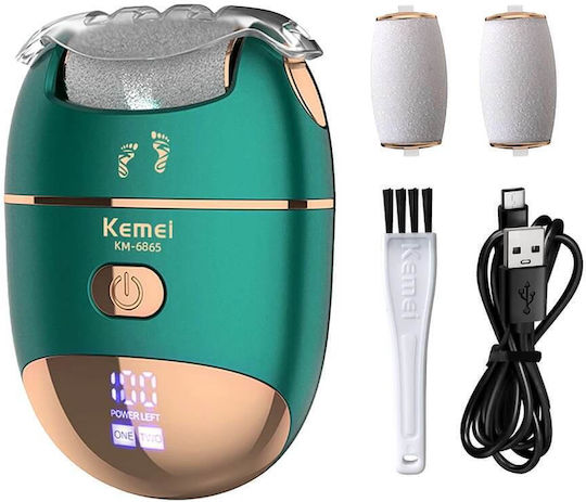 Kemei Επαναφορτιζόμενη Ηλεκτρική Λίμα για Φτέρνες & Νύχια