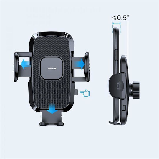 Joyroom JR-ZS259 Βάση Κινητού Αυτοκινήτου 4.6" - 6.7" με Ρυθμιζόμενα Άγκιστρα Μαύρη
