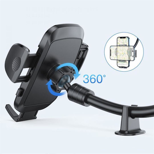 Joyroom JR-ZS259 Βάση Κινητού Αυτοκινήτου 4.6" - 6.7" με Ρυθμιζόμενα Άγκιστρα Μαύρη