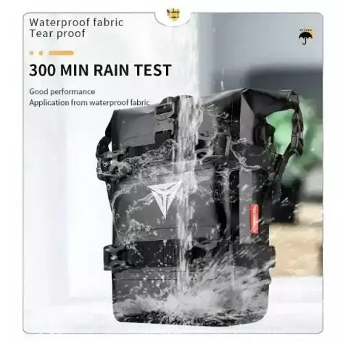 Motowolf Σαμάρι Μοτοσυκλέτας 8lt σε Μαύρο Χρώμα