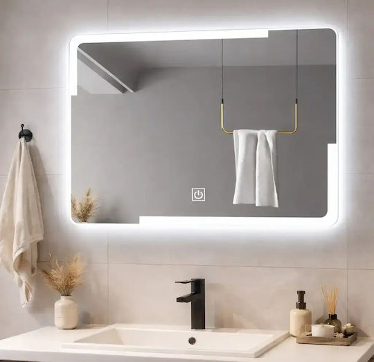 Φωτισμού Καθρέπτης Μπάνιου Led Αφής 60x40cm Κωδικός: 286-WY-94955