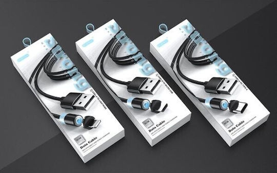 LED USB 2.0 to micro USB Cable 1τμχ