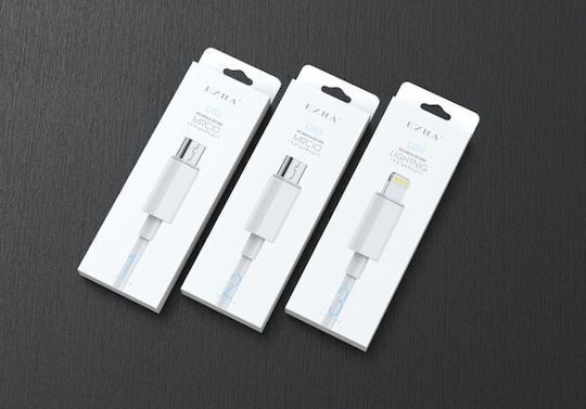 Regular USB 2.0 to micro USB Cable Λευκό 1τμχ