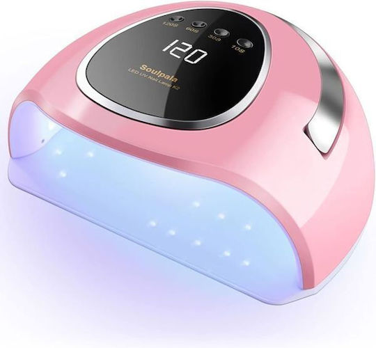 Επαγγελματικός Φουρνάκι Νυχιών UV / LED 120W Ροζ