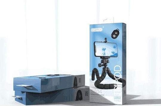 Ezra St04 Τρίποδο Κινητού Bluetooth Μαύρο