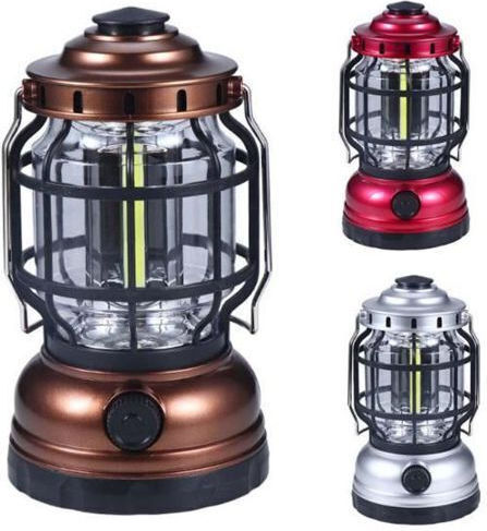 Vintage Φανάρι Led για Camping Χάλκινο