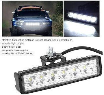 Μπάρα Led 18w Εργασίας Αυτοκίνητα Τζιπ Suv Αδιάβροχη
