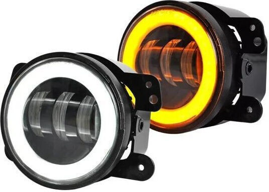 Led Προβολείς Ομίχλης 4 Ιντσών Δαχτυλίδι Angel Eyes