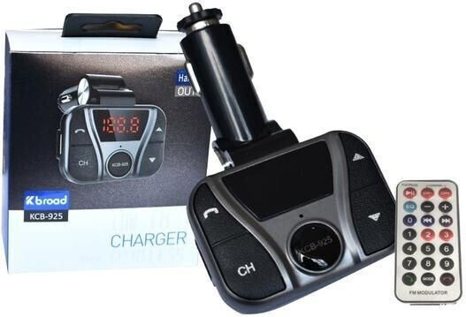 Bluetooth Fm Transmitter Αυτοκινήτου Τηλεχειριστήριο Usb Φορτιστή