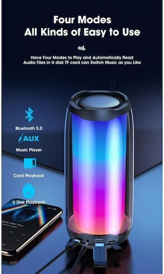 Ezra NL35 21298 Ηχείο Bluetooth 10W με Ραδιόφωνο Μαύρο