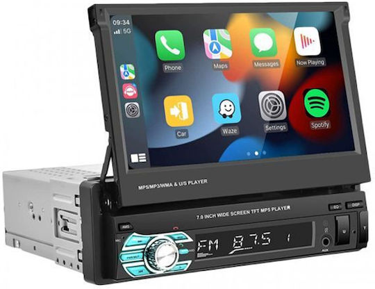 Αναδιπλούμενη Οθόνη Αυτοκινήτου 7 Ιντσών Carplay Fm Ez1538