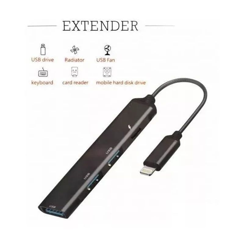 Original SX-38 Extender πολλαπλών Χρήσεων Lightning για iOS - Multifunctional Extender Lightning Charging