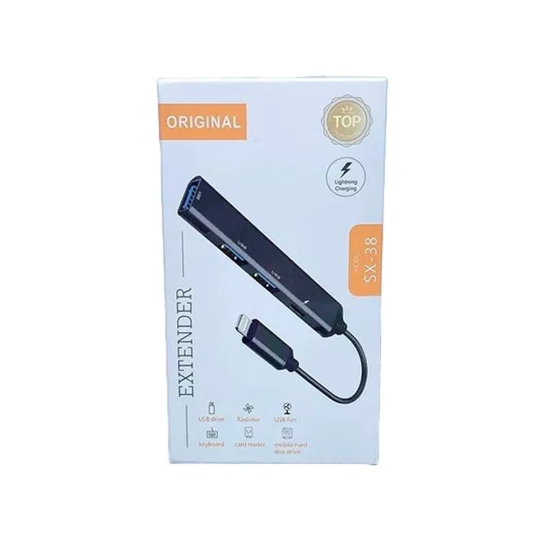 Original SX-38 Extender πολλαπλών Χρήσεων Lightning για iOS - Multifunctional Extender Lightning Charging