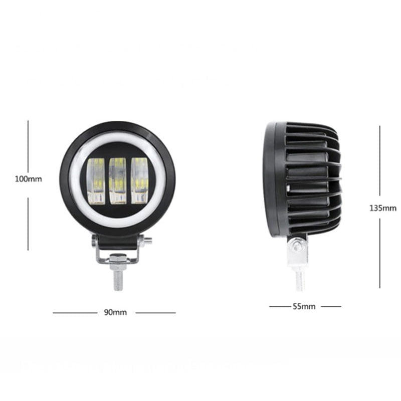 Προβολάκι Μηχανής Led 1τμχ 12-80V λεύκο φως - Motorcycle headlight