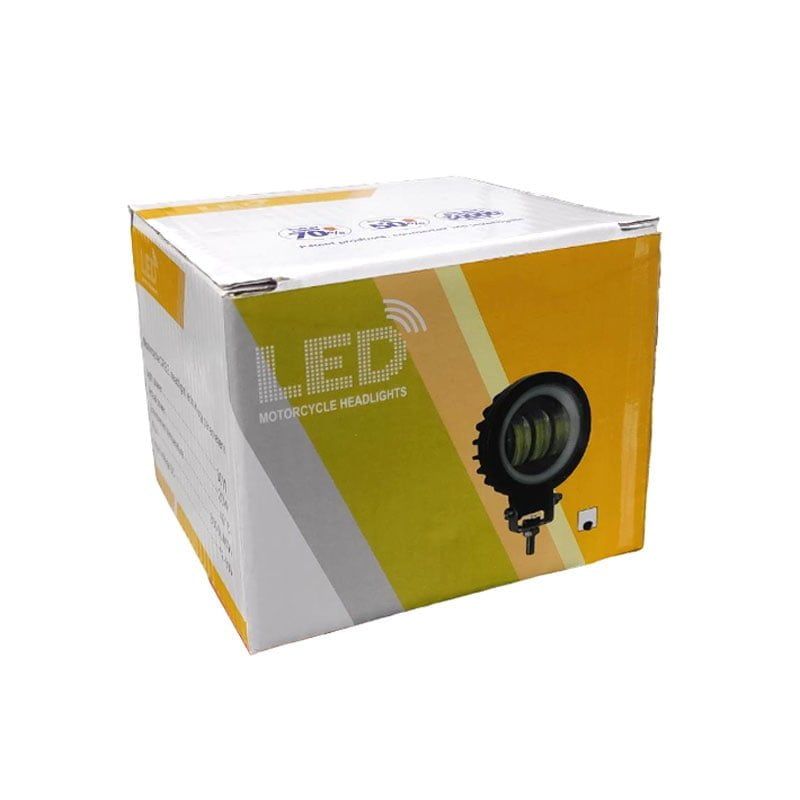 Προβολάκι Μηχανής Led 1τμχ 12-80V λεύκο φως - Motorcycle headlight