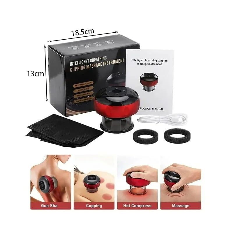 Συσκευή μασάζ - Intelligent Breathing Electric Cupping Massage