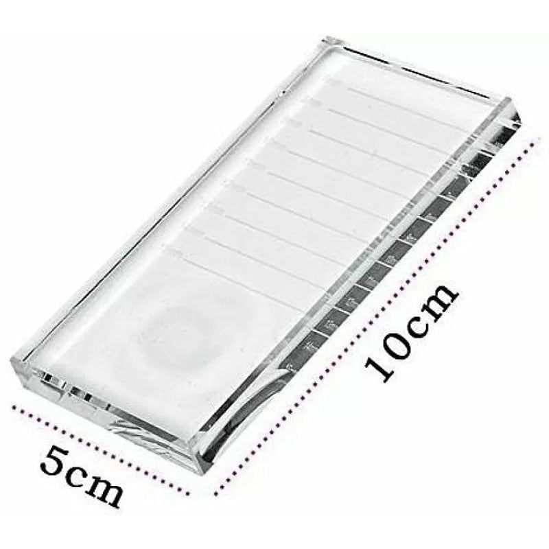 Γυάλινη Παλέτα Tοποθέτησης Βλεφαρίδων - Eyelash palette - Angel shopping