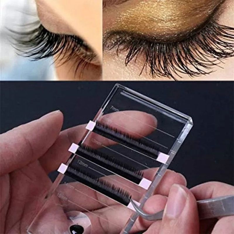 Γυάλινη Παλέτα Tοποθέτησης Βλεφαρίδων - Eyelash palette - Angel shopping
