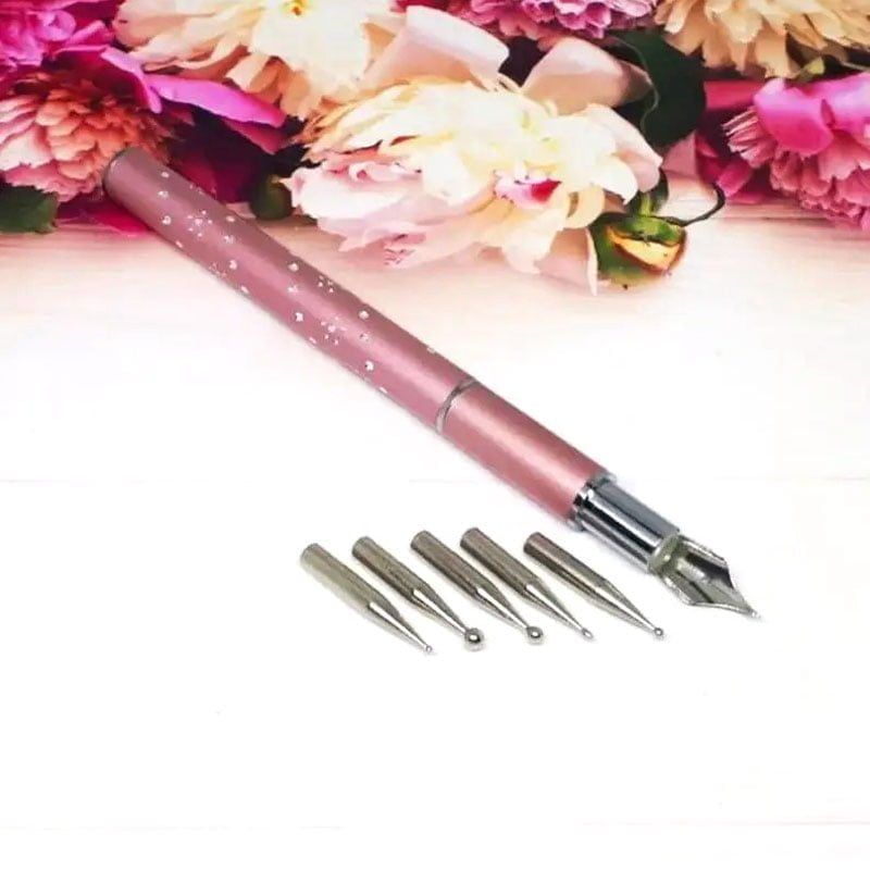 Στυλογράφος σχεδιασμού νυχιών - Nail Art Pen - Angel shopping