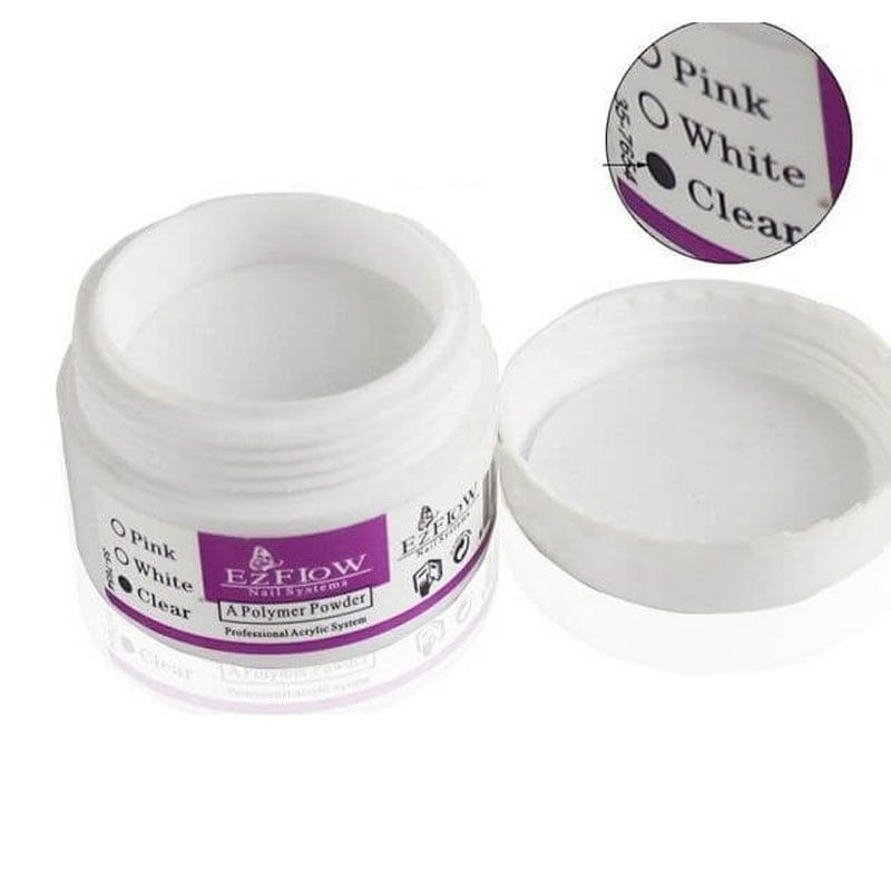 EzFlow Διάφανη σκόνη ακρυλικού - Acrylic Powder Clear - Angel shopping
