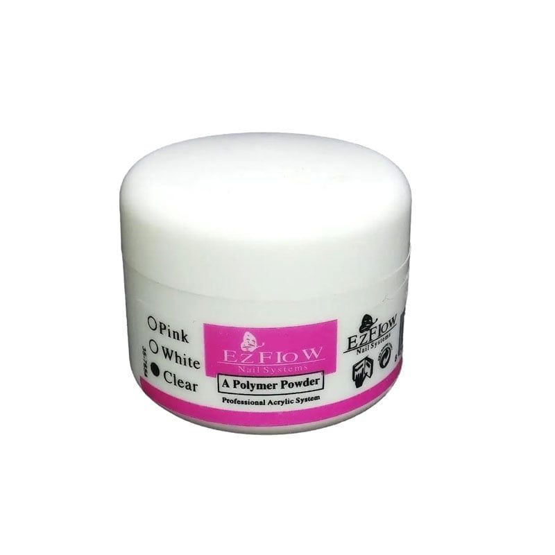 EzFlow Διάφανη σκόνη ακρυλικού - Acrylic Powder Clear - Angel shopping