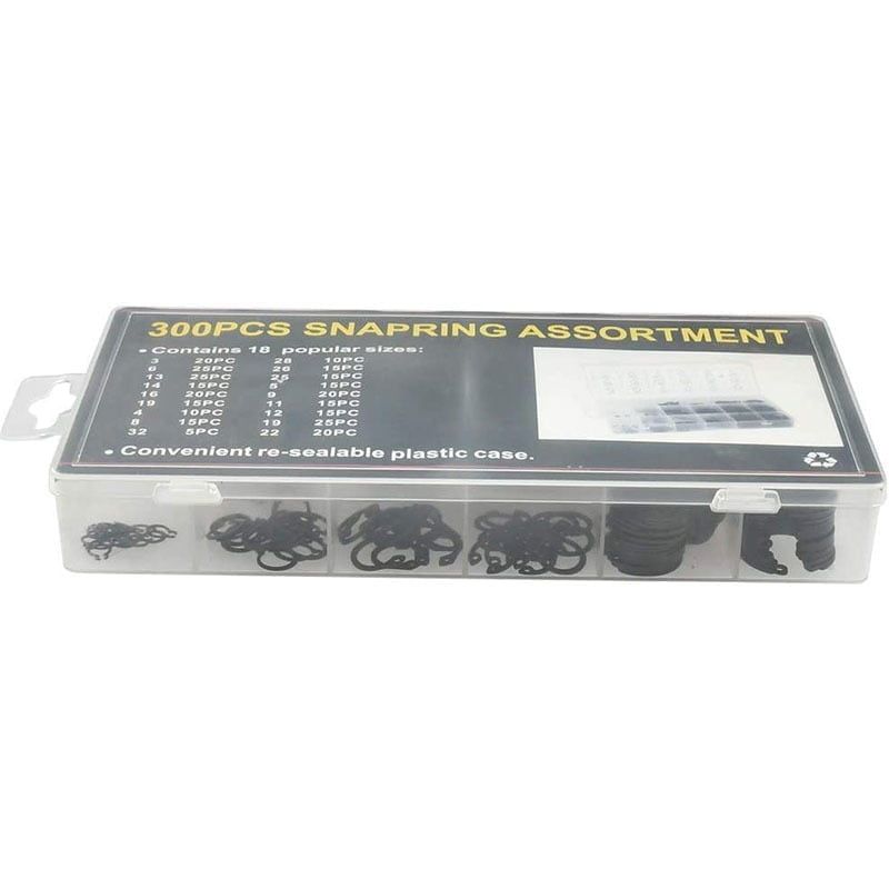 Ασφάλειες SNAP RING σετ 300 τεμαχίων - Snapring assortment 300pcs