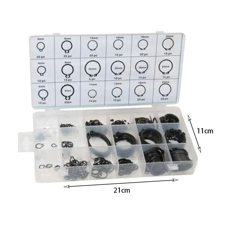 Ασφάλειες SNAP RING σετ 300 τεμαχίων - Snapring assortment 300pcs