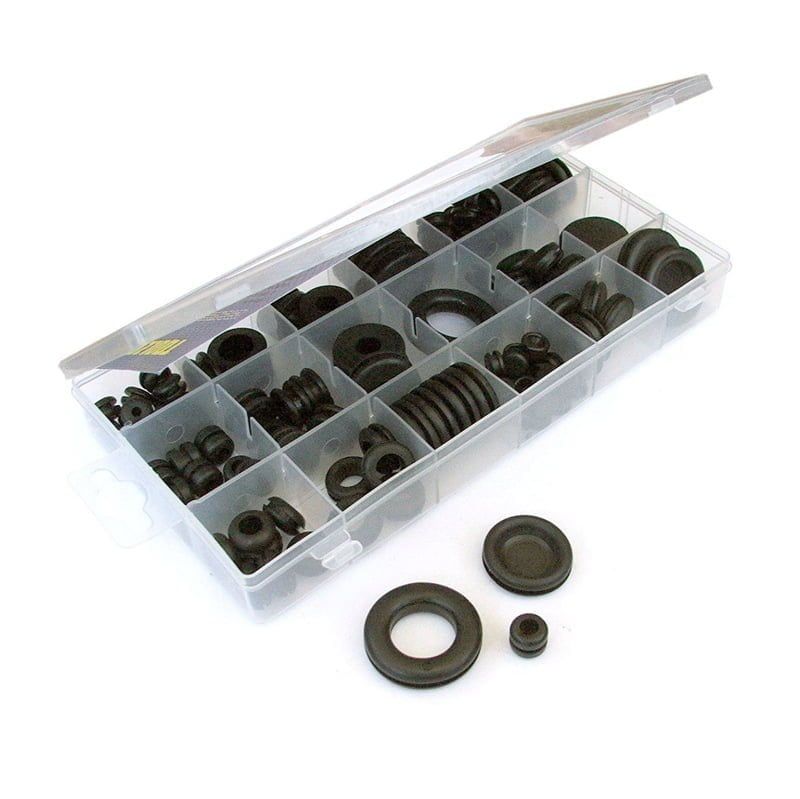 0 -RING ροδέλες & τάπες σετ 125 τεμαχίων - Grommet assortment