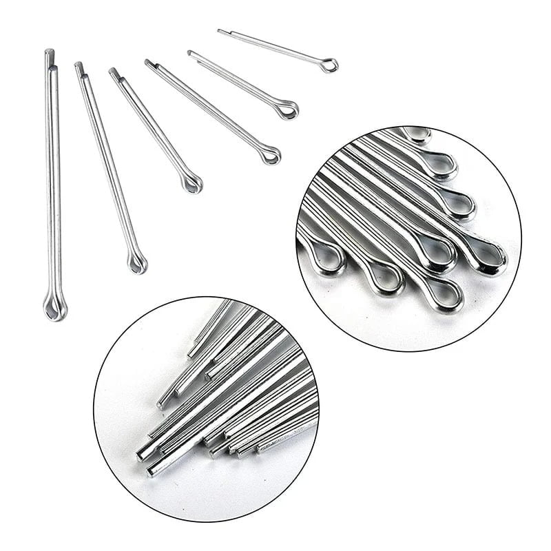 Κοπίλιες ασφάλειες σετ 555τμχ - Cotter pin assortment