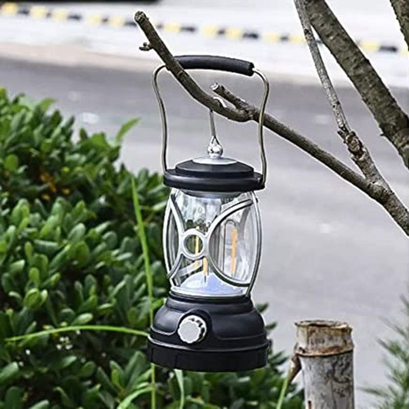 Επαναφορτιζόμενο LED Φανάρι Κάμπινγκ - Vintage camping lamp (Αντιγραφή)