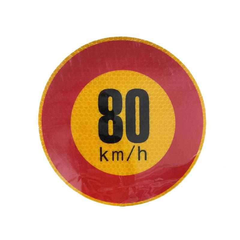 Αυτοκόλλητο Όριο Ταχύτητας 80 km/h - Sticker limit - Angel shopping